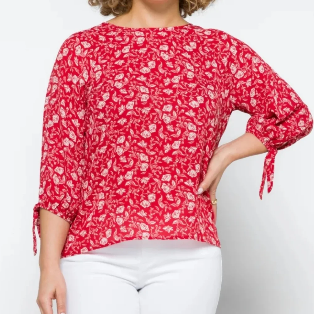 NWT Papermoon | Larie Tie Sleeve Blouse - Picture 3 of 5